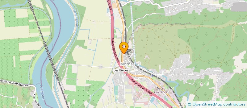 localisation de l'entreprise LE CHOEUR DE MORNAS  MORNAS