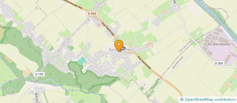 localisation de l'entreprise LE CHOEUR DE NOTRE DAME  RACQUINGHEM