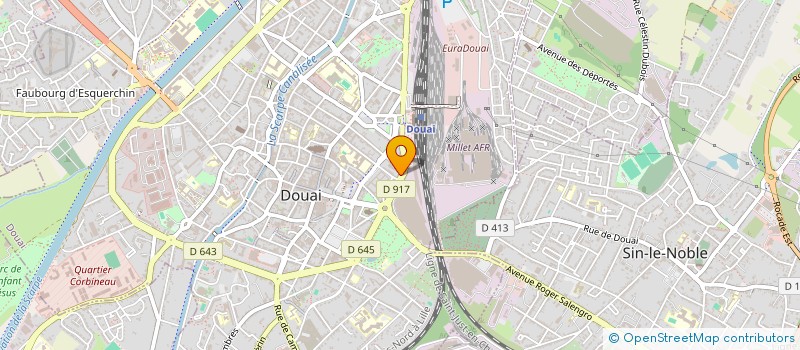 localisation de l'entreprise LE CHOEUR DE SAINT JEAN à DOUAI