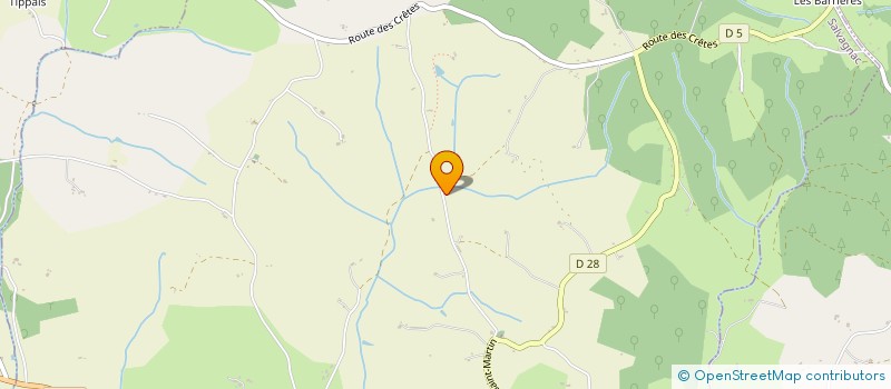 localisation de l'entreprise LE CHOEUR DE SAINT MARTIN  SALVAGNAC