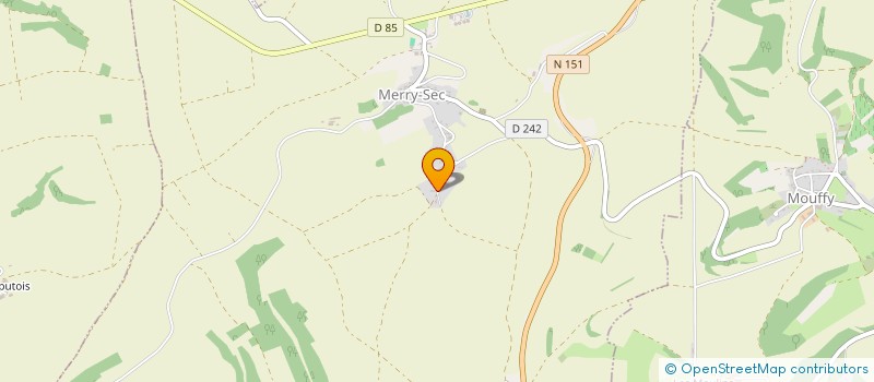localisation de l'entreprise LE CHOEUR DES ALOUETTES  MERRY-SEC