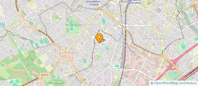 localisation de l'entreprise LE CHOEUR DES BALADINS (CHORALE) à MONTPELLIER