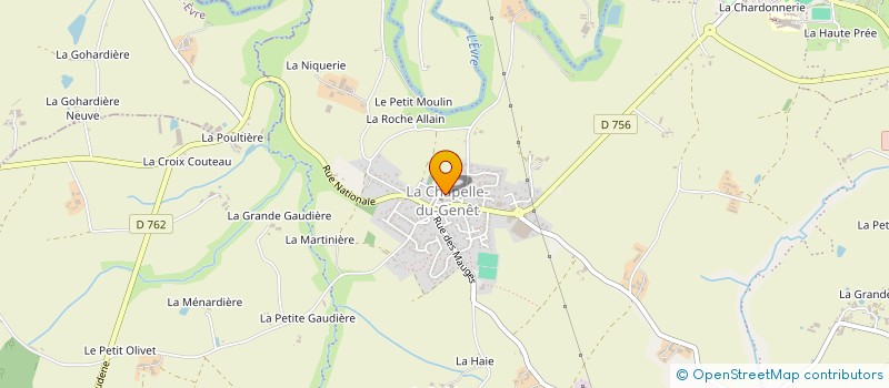 localisation de l'entreprise LE CHOEUR DES MAUGES à BEAUPREAU-EN-MAUGES