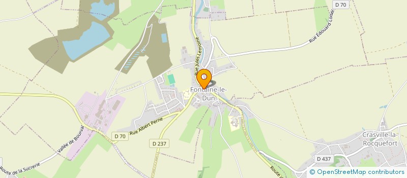 localisation de l'entreprise LE CHOEUR DU DUN  FONTAINE-LE-DUN