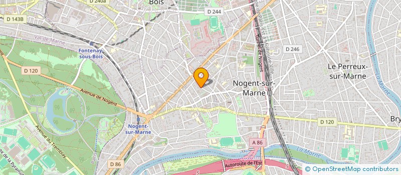 localisation de l'entreprise LE CHOEUR DU PEUPLE à NOGENT-SUR-MARNE