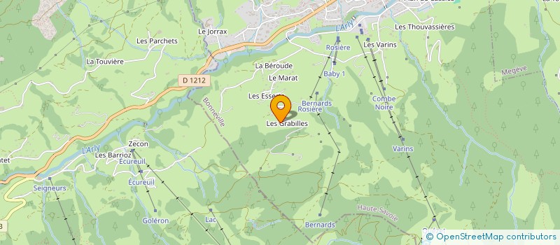 localisation de l'entreprise LE CHOEUR DU PRATZ  PRAZ-SUR-ARLY