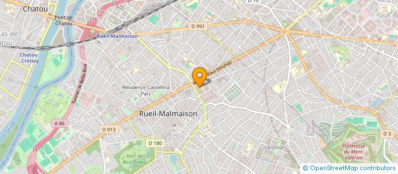 localisation de l'entreprise LE CHOEUR FRANCAIS D'OPERA à RUEIL-MALMAISON