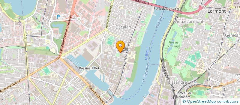 localisation de l'entreprise LE CHOEUR MELUSINE  BORDEAUX