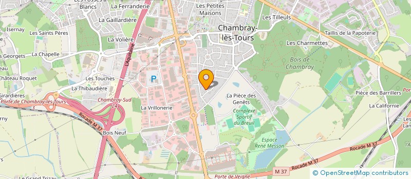 localisation de l'entreprise LE CHOIX DANS LA DATE  CHAMBRAY-LES-TOURS