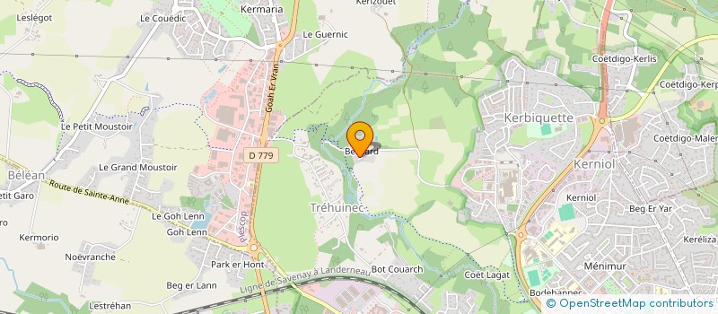localisation de l'entreprise LE CHOIX DE LA CANTINE à VANNES