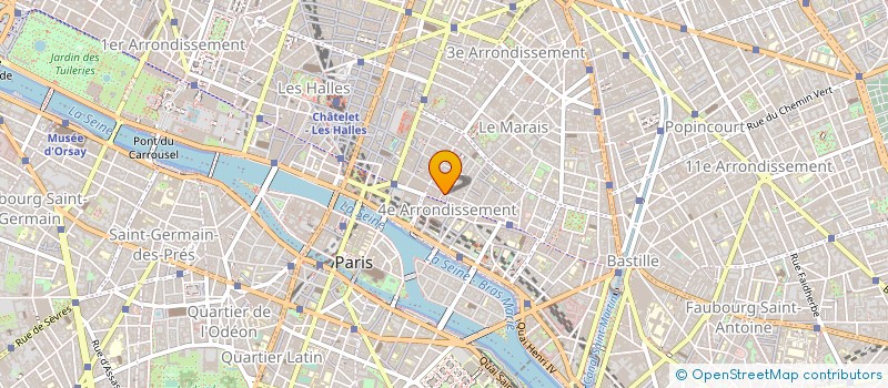 localisation de l'entreprise LE CHOU FRANCAIS MARAIS à PARIS