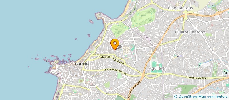 localisation de l'entreprise LE CHOUCHOU DES SENS à BIARRITZ