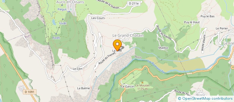 localisation de l'entreprise LE CHOUKA  AURIS