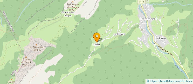 localisation de l'entreprise LE CHOULY  GLIERES-VAL-DE-BORNE