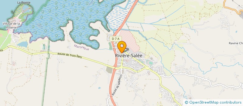 localisation de l'entreprise LE CHOUX A LA CREME  RIVIERE SALEE