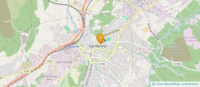 localisation de l'entreprise LE CHRINAT à GARDANNE