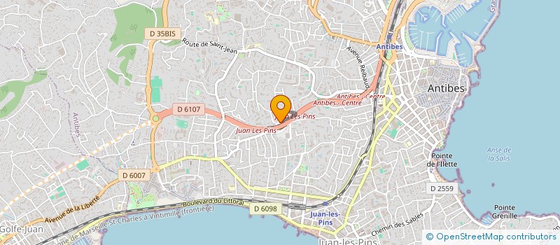localisation de l'entreprise LE CHRISTELLA à ANTIBES