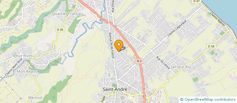 localisation de l'entreprise LE CHRISTO à SAINT-ANDRE