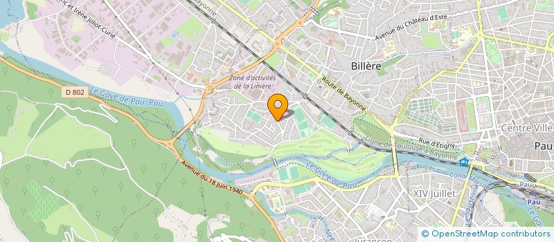 localisation de l'entreprise LE CHTI BIARNES à BILLERE