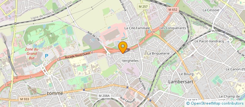 localisation de l'entreprise LE CHUNNEL LINK à LAMBERSART