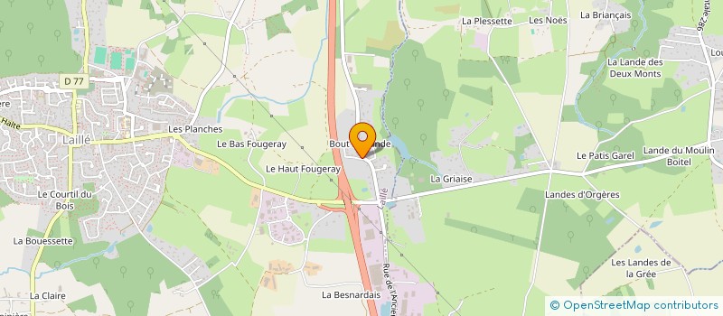 localisation de l'entreprise LE CHURRASCO  LAILLE