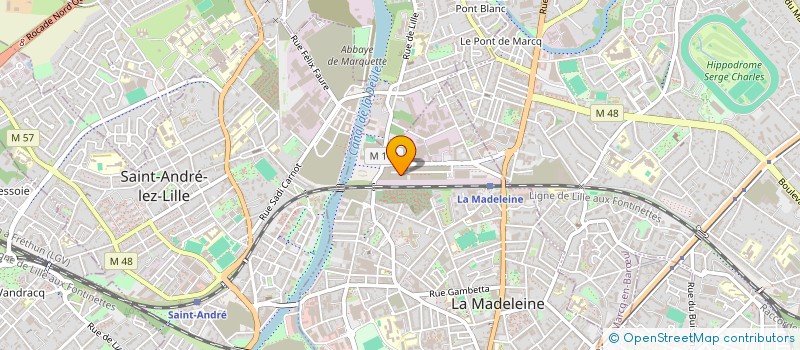 localisation de l'entreprise LE CHUTIER à LA MADELEINE