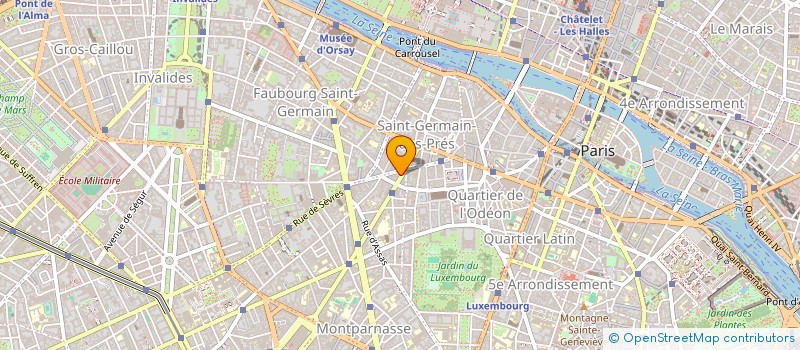 localisation de l'entreprise LE CIEL BLEU  PARIS