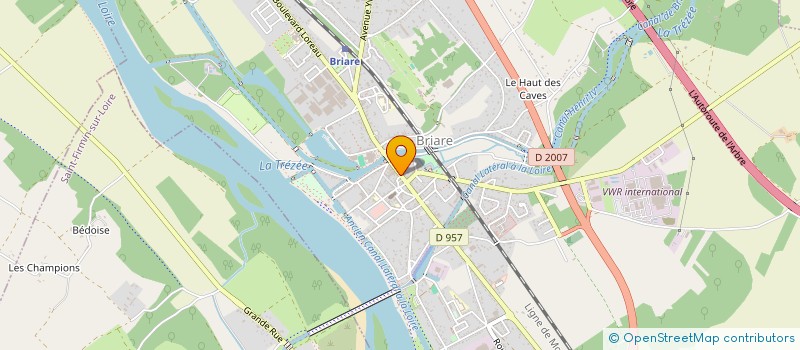 localisation de l'entreprise LE CIEL DE L'ARTIFICIER à BRIARE