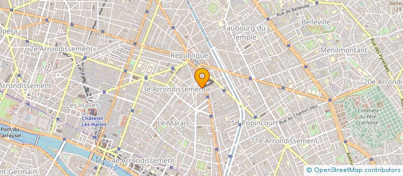 localisation de l'entreprise LE CIEL DES ONGLES  PARIS