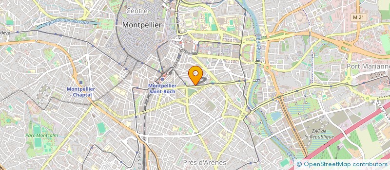 localisation de l'entreprise LE CIEL EST PAR DESSUS LE TOIT à MONTPELLIER