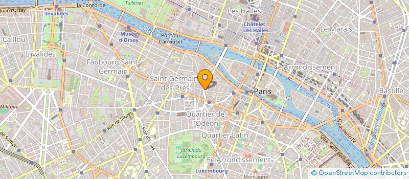 localisation de l'entreprise LE CIEL & LA TERRE à PARIS