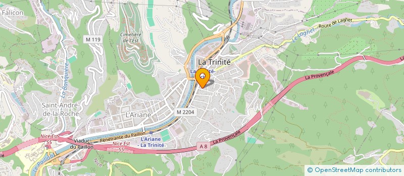 localisation de l'entreprise LE CIGALO à LA TRINITE