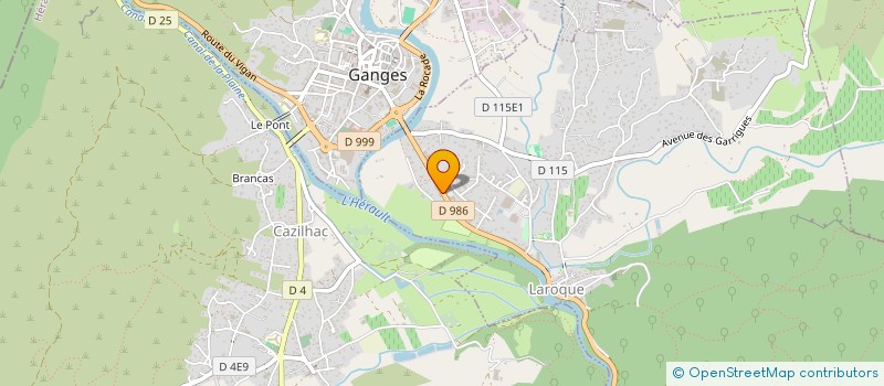 localisation de l'entreprise LE CIGALOIS à LAROQUE