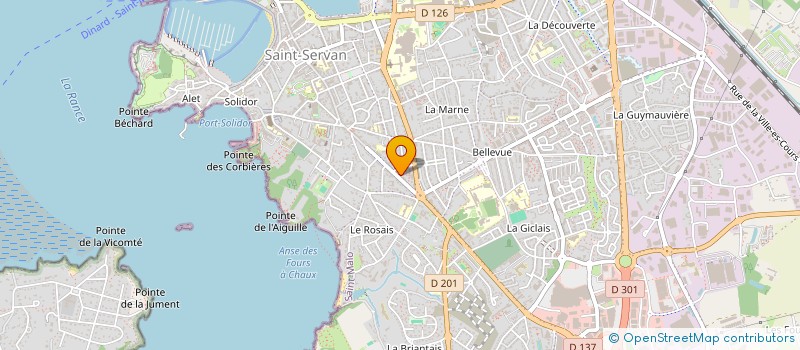 localisation de l'entreprise LE CIGALON à SAINT-MALO