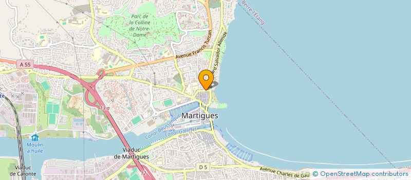 localisation de l'entreprise LE CIGALON à MARTIGUES