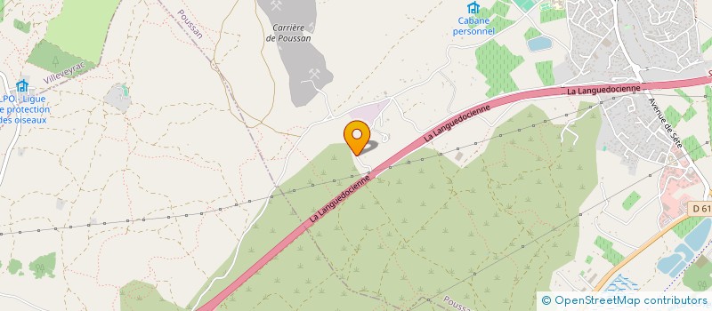 localisation de l'entreprise LE CIGALON  POUSSAN