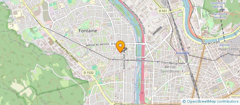 localisation de l'entreprise LE CIL DU LOUP  FONTAINE