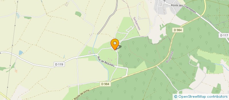 localisation de l'entreprise LE CILAOS  BIOZAT