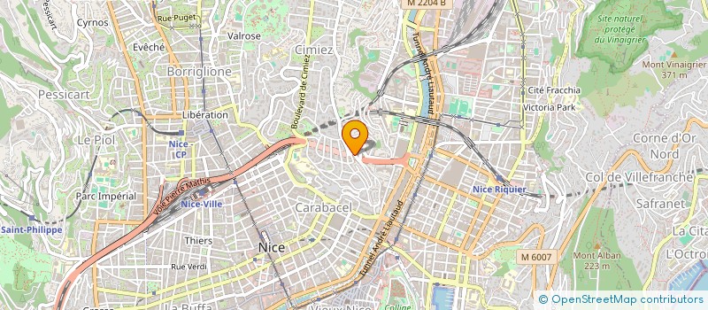 localisation de l'entreprise LE CIMIEZ FLEURI à NICE