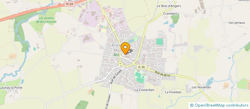 localisation de l'entreprise LE CINEMA LA BOBINE à BREAL-SOUS-MONTFORT