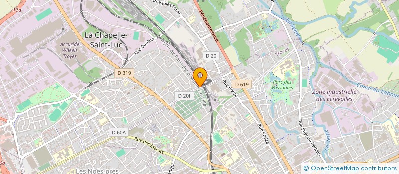 localisation de l'entreprise LE CINEMA S'EXPOSE 10 à LA CHAPELLE-SAINT-LUC