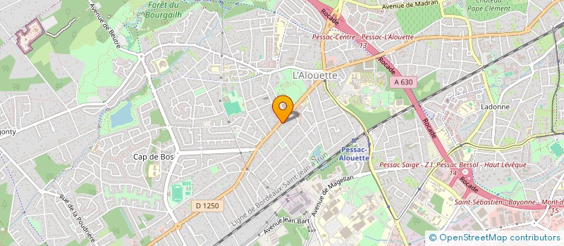 localisation de l'entreprise LE CINEMA S'EXPOSE 33 à PESSAC