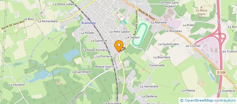 localisation de l'entreprise LE CINEMA S EXPOSE 72  MAYET