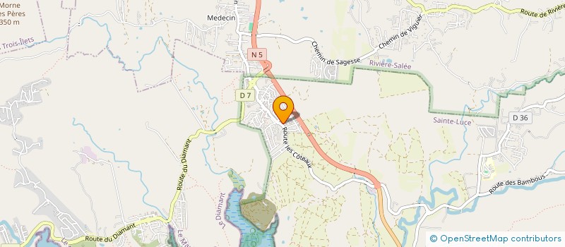 localisation de l'entreprise LE CINQ  SAINTE-LUCE