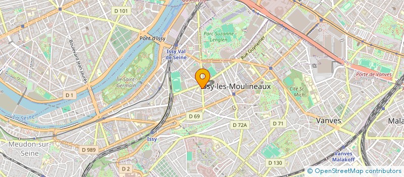 localisation de l'entreprise LE CINQ à ISSY-LES-MOULINEAUX