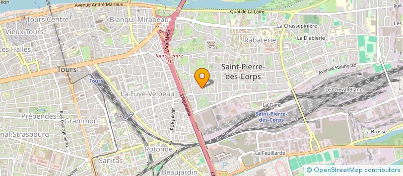 localisation de l'entreprise LE CINQ  SAINT-PIERRE-DES-CORPS