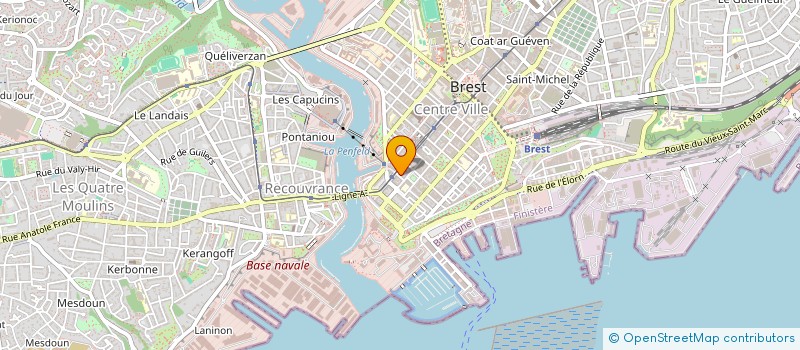 localisation de l'entreprise LE CINQ à BREST