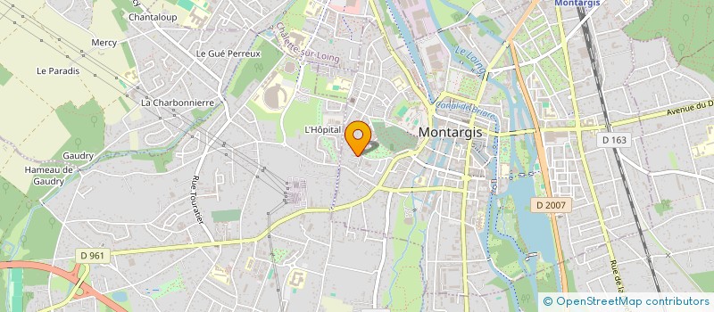 localisation de l'entreprise LE CINQ à MONTARGIS