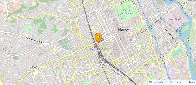 localisation de l'entreprise LE CINQUIEME à NANCY