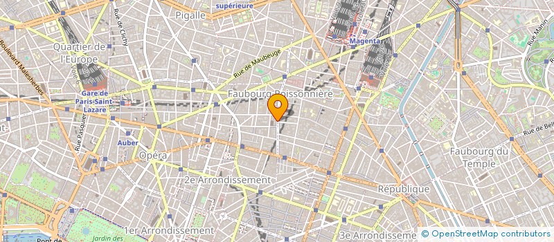 localisation de l'entreprise LE CINQUIEME EVENEMENT à PARIS